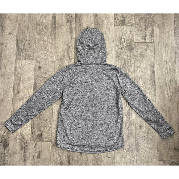 Under Armour ColdGear Women's MD Loose Gray Orange Hoodie - Picture 7 of 7